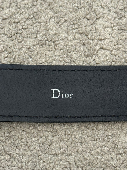 SS10 Dior Homme by Kris Van Assche Black D-Point Belt