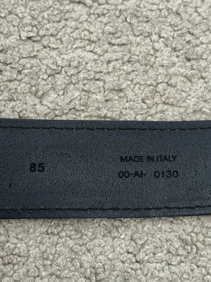 SS10 Dior Homme by Kris Van Assche Black D-Point Belt