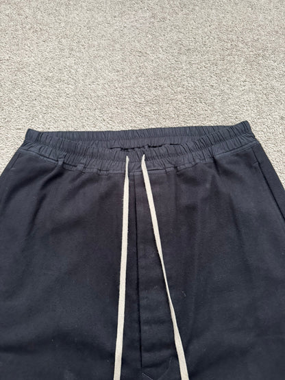 FW19 Rick Owens Mainline "Larry" Cotton Flannel Pods Shorts