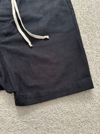 FW19 Rick Owens Mainline "Larry" Cotton Flannel Pods Shorts