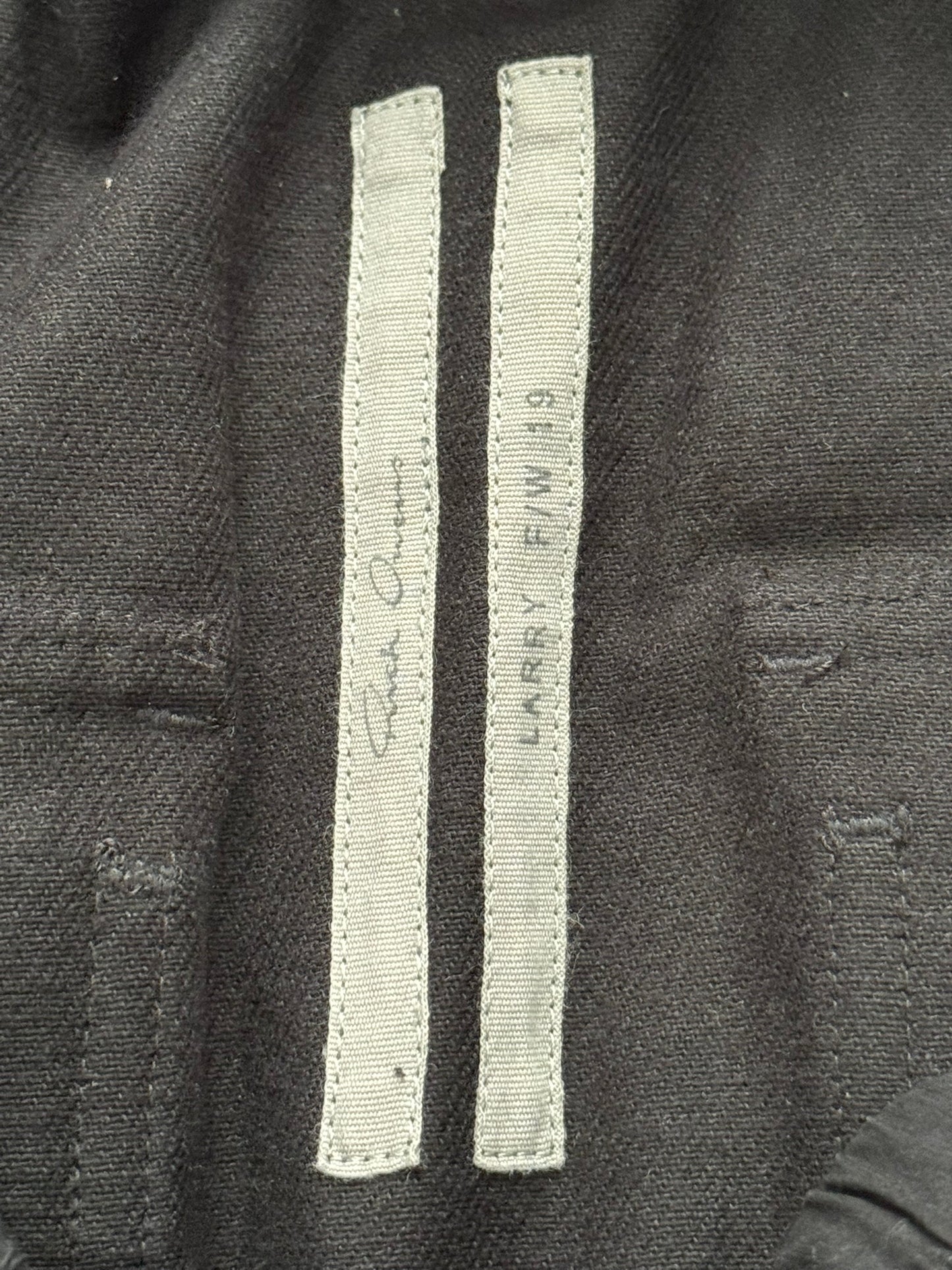 FW19 Rick Owens Mainline "Larry" Cotton Flannel Pods Shorts