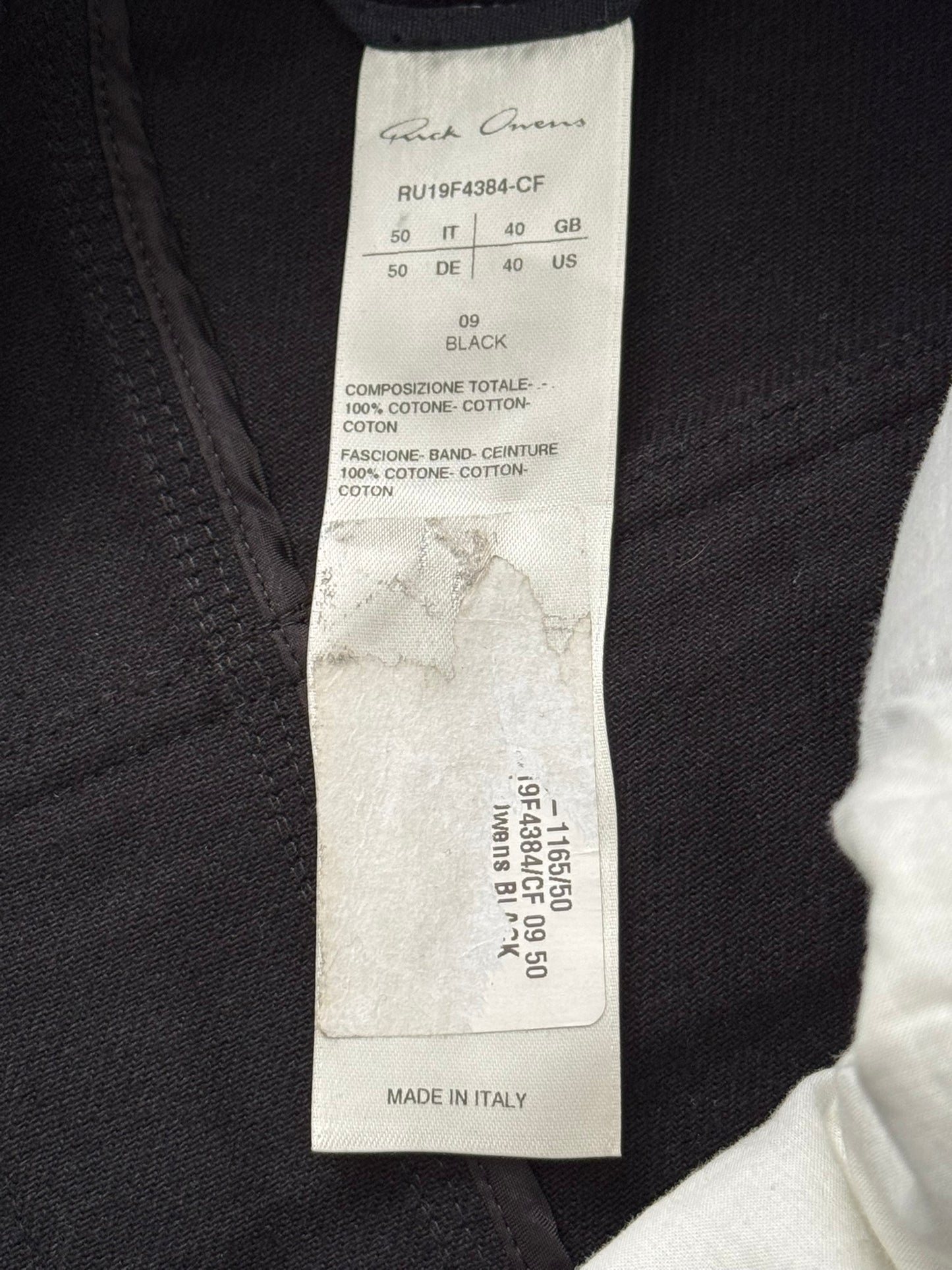FW19 Rick Owens Mainline "Larry" Cotton Flannel Pods Shorts