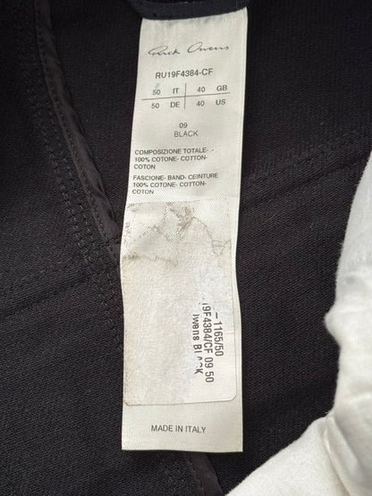 FW19 Rick Owens Mainline "Larry" Cotton Flannel Pods Shorts