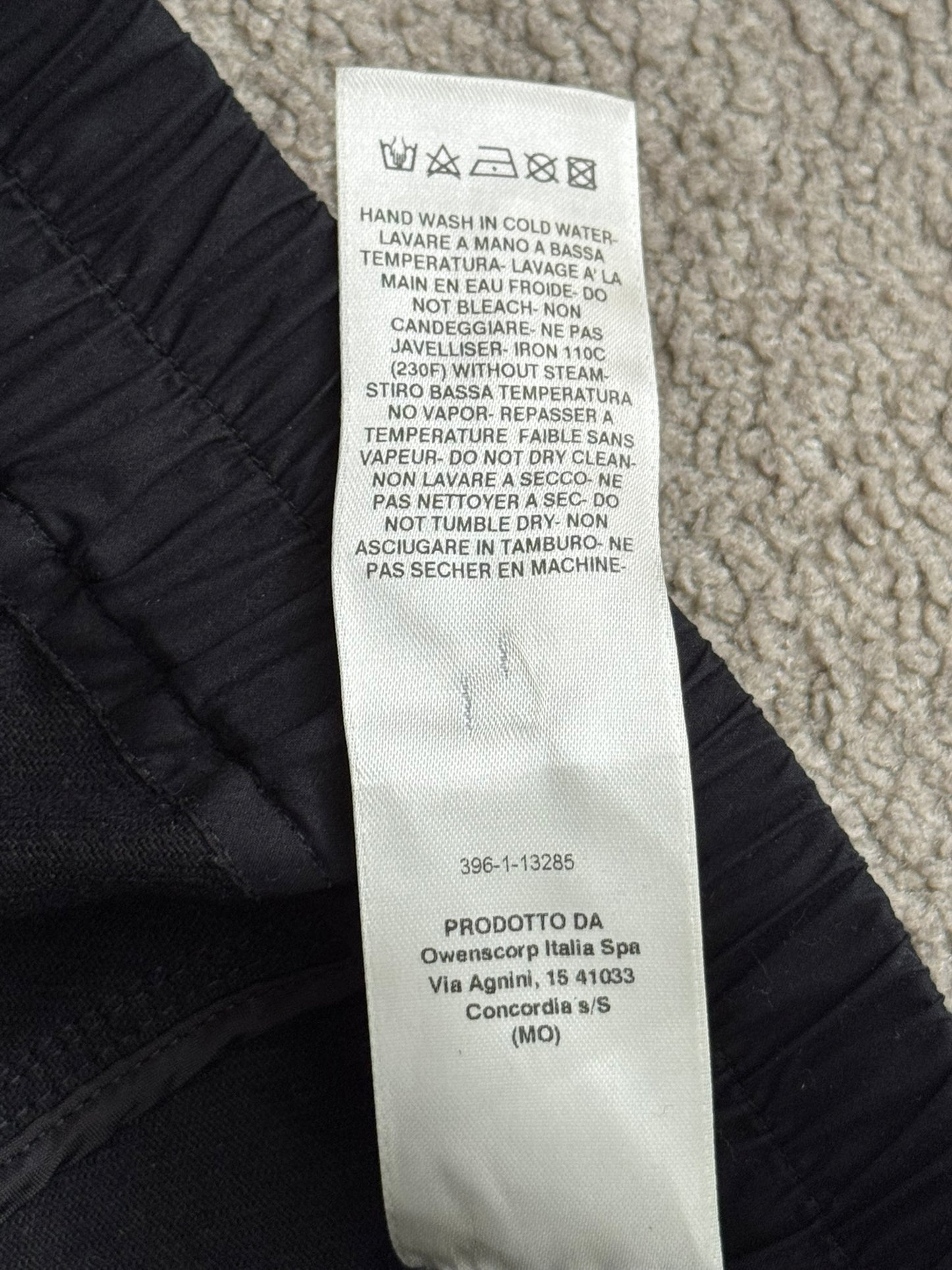 FW19 Rick Owens Mainline "Larry" Cotton Flannel Pods Shorts