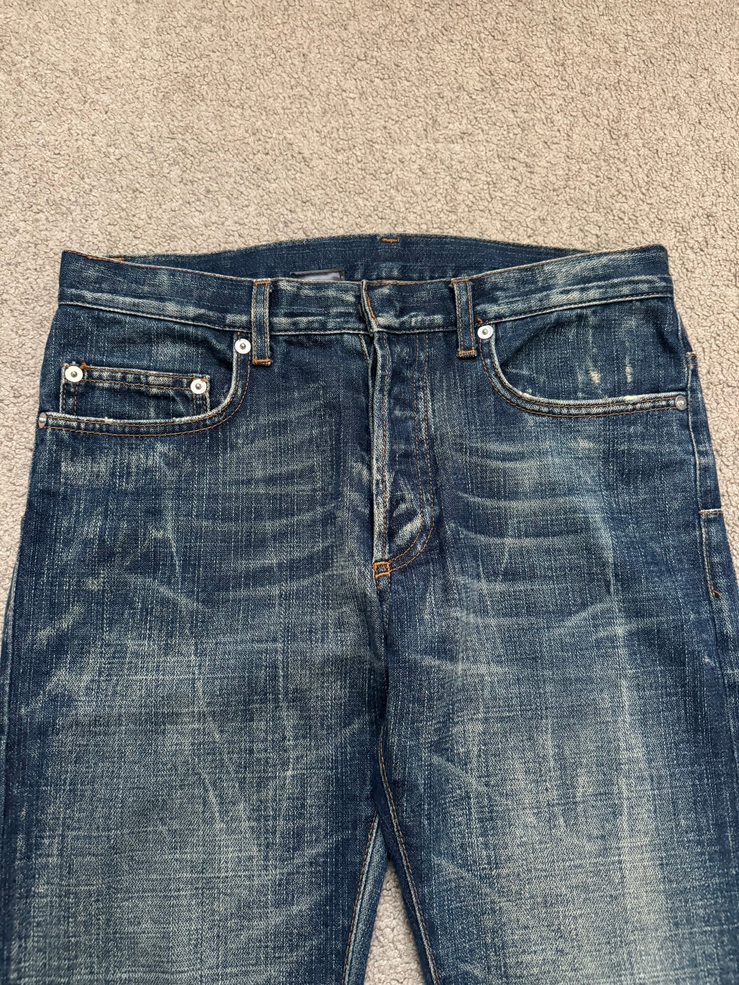 SS07 Dior Homme by Hedi Slimane "Find Again" Denim Jeans