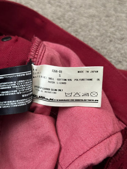 Isamu Katayama Backlash Red Skinny Denim Jeans