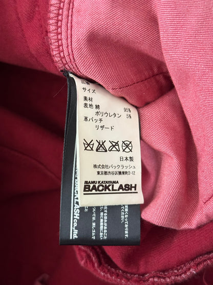 Isamu Katayama Backlash Red Skinny Denim Jeans