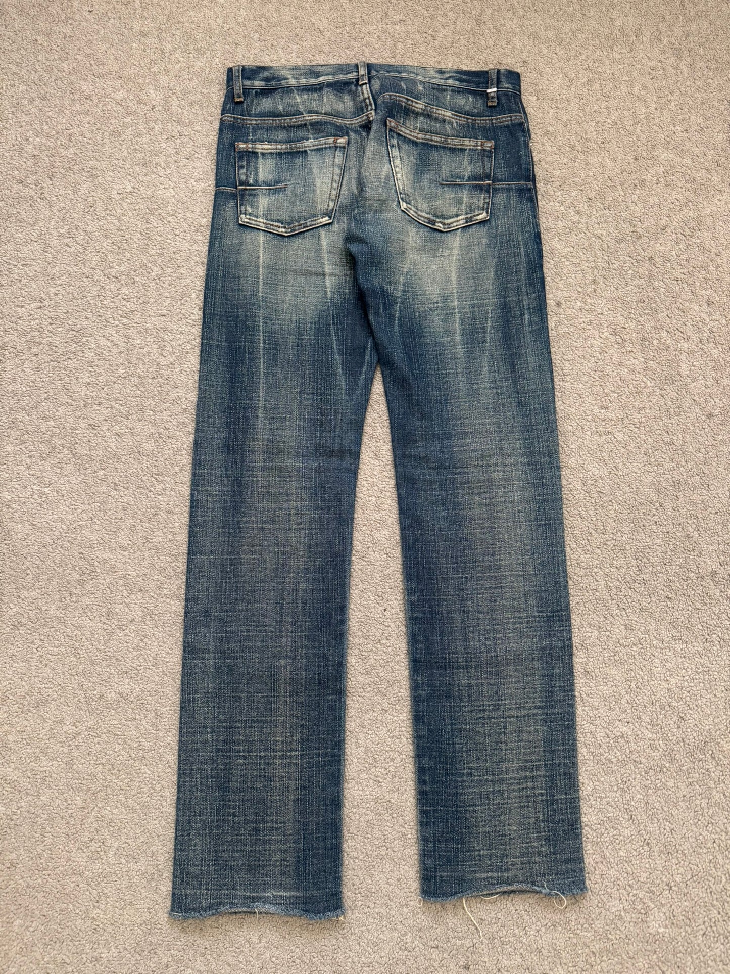 SS07 Dior Homme by Hedi Slimane "Find Again" Denim Jeans