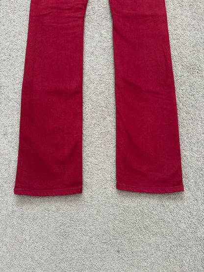 Isamu Katayama Backlash Red Skinny Denim Jeans