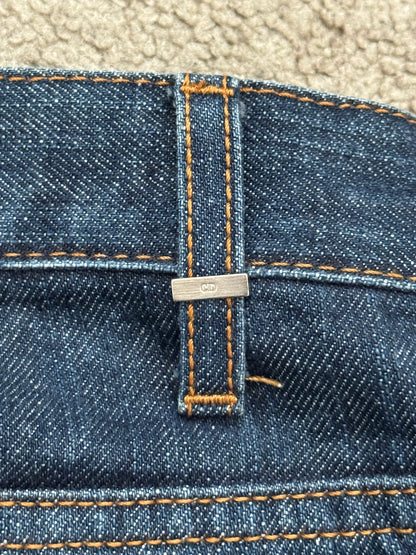 AW07 Dior Homme by Hedi Slimane Blue Indigo Raw Denim Jeans