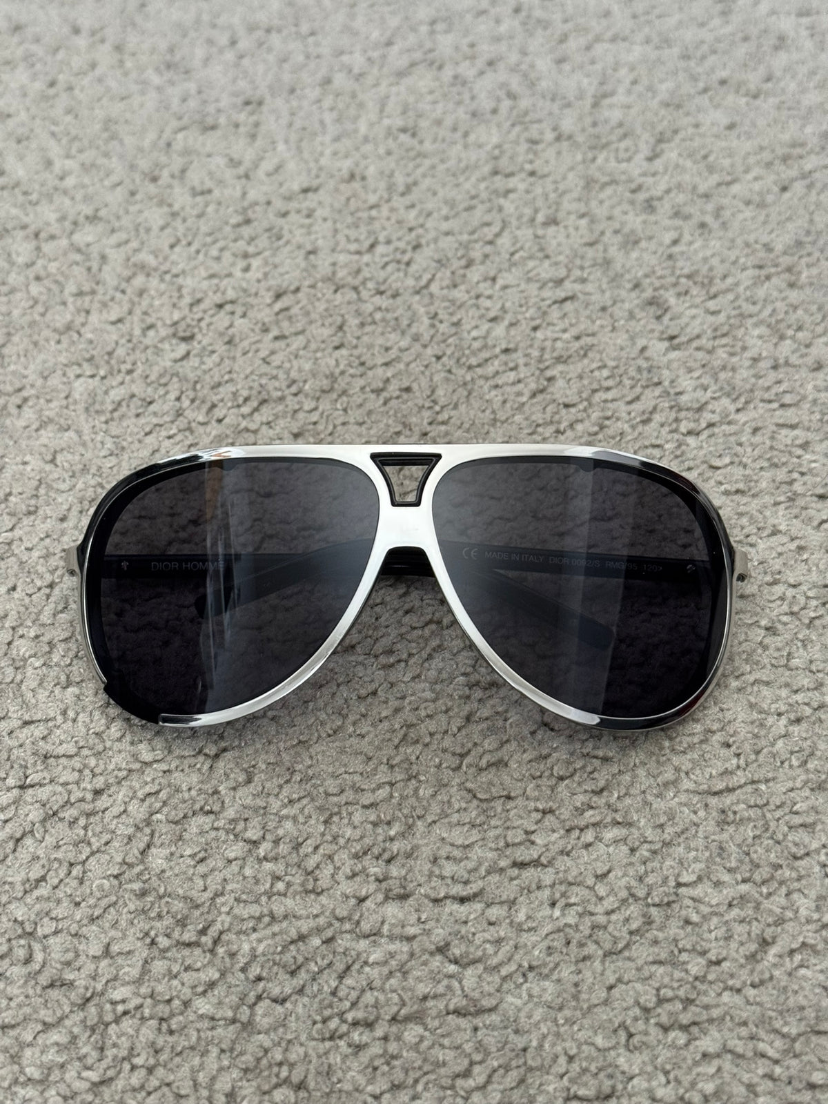 Dior Homme by Kris Van Assche 0092/S Silver Aviator Sunglasses