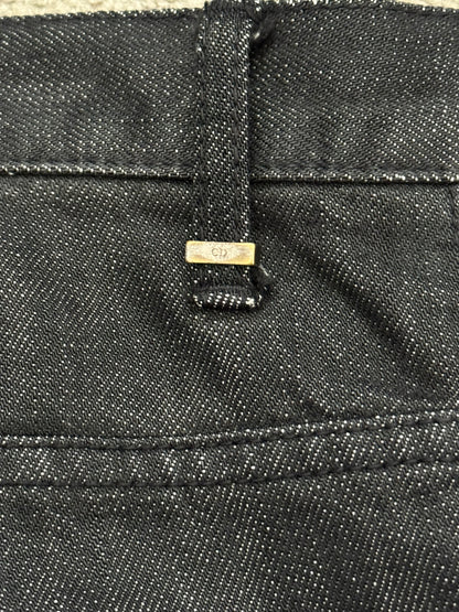 AW04 Dior Homme by Hedi Slimane MIJ Black Clawmark Denim Jeans