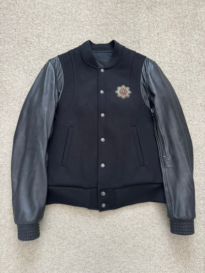 AW10 Balmain by Christophe Decarnin Embellished Varsity Bomber Jacket