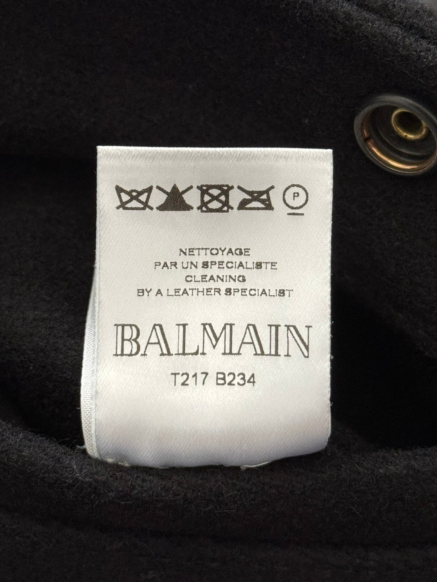 AW10 Balmain by Christophe Decarnin Embellished Varsity Bomber Jacket