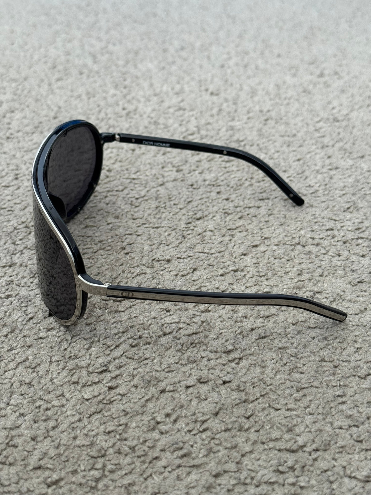 Dior Homme by Kris Van Assche 0092/S Silver Aviator Sunglasses