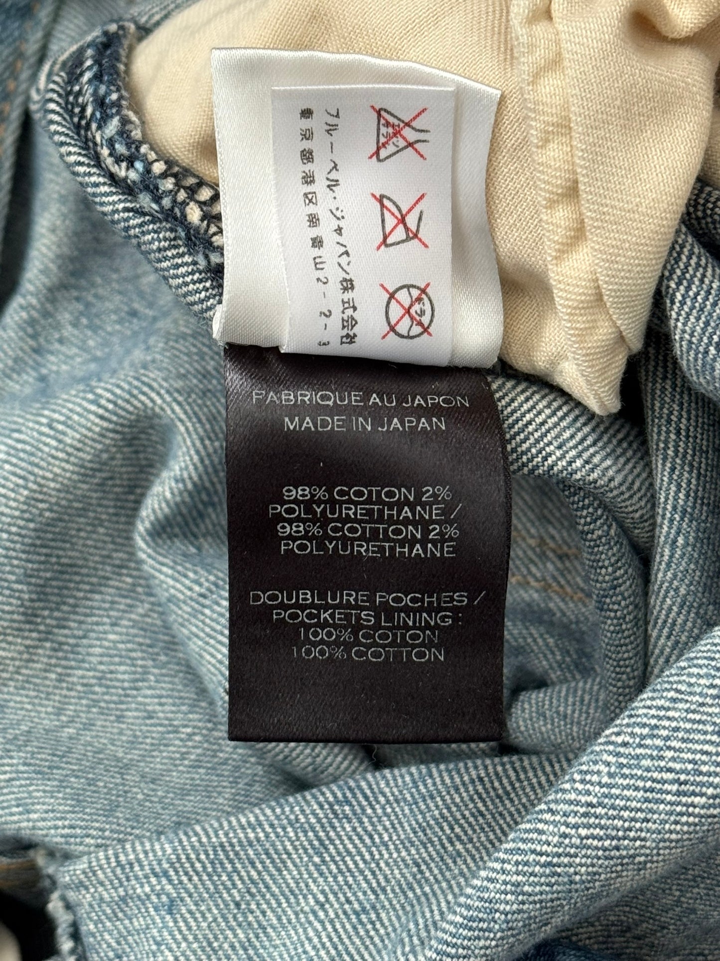 Balmain by Olivier Rousteing Washed Zip Biker Denim Jeans