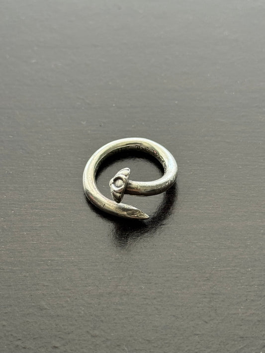 Chrome Hearts Silver Nail Ring