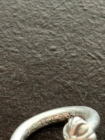 Chrome Hearts Silver Nail Ring
