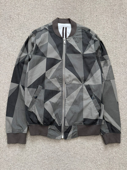 SS13 Rick Owens DRKSHDW "Island" Geo Camo Bomber Jacket