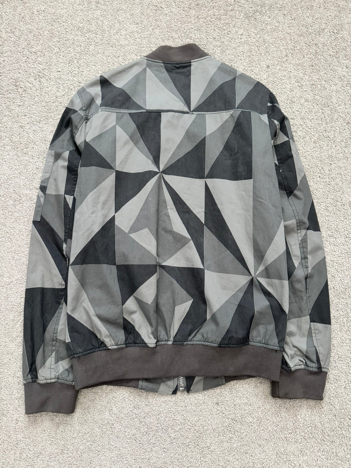 SS13 Rick Owens DRKSHDW "Island" Geo Camo Bomber Jacket