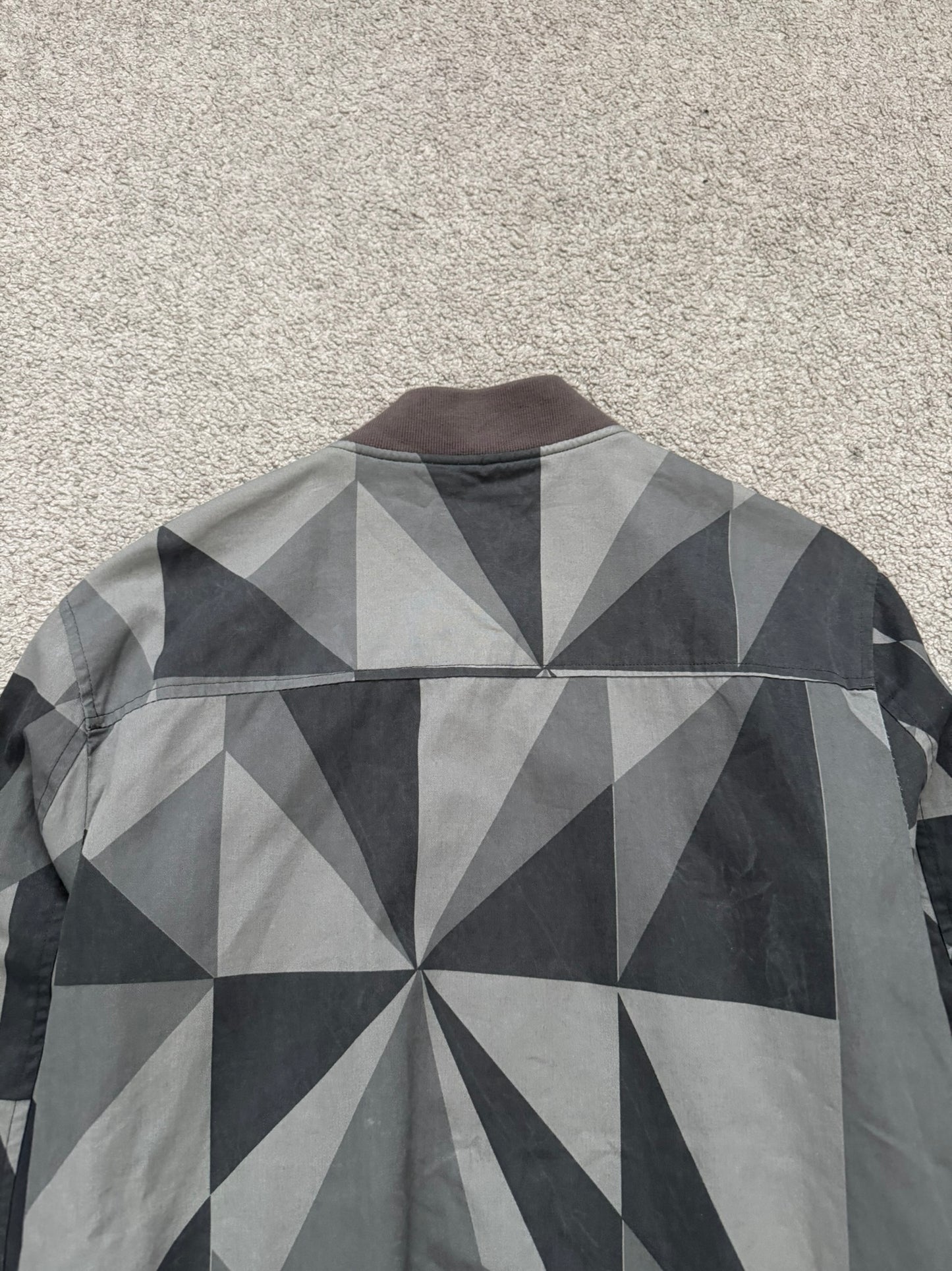SS13 Rick Owens DRKSHDW "Island" Geo Camo Bomber Jacket