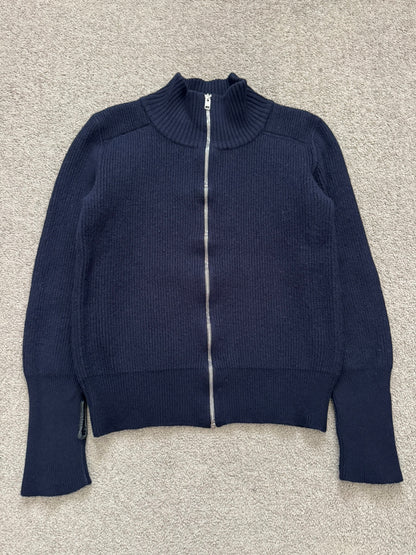 AW07 Dior Homme by Hedi Slimane Thumb Hole Zip Drivers Knit