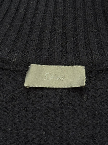 AW07 Dior Homme by Hedi Slimane Thumb Hole Zip Drivers Knit