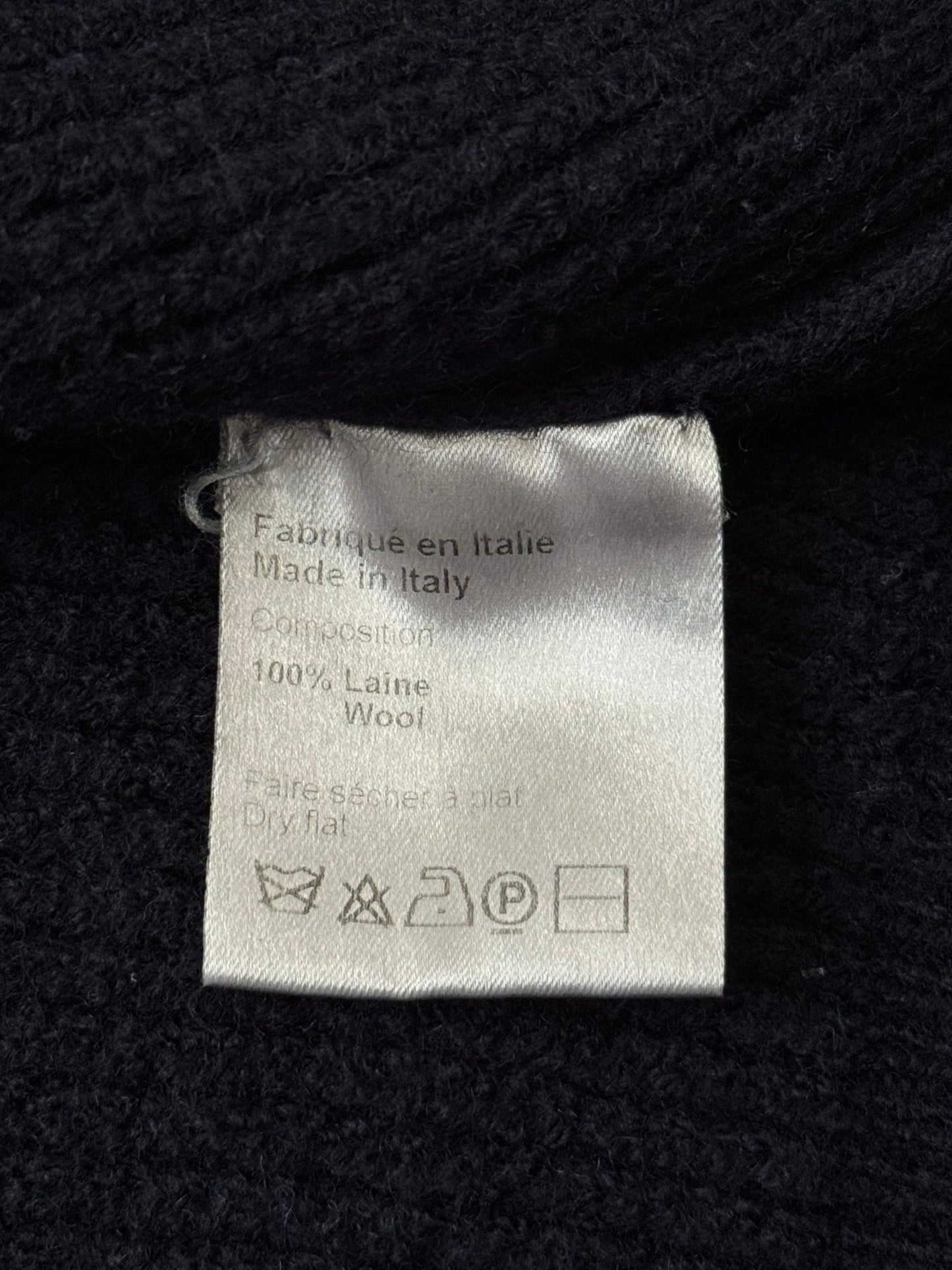 AW07 Dior Homme by Hedi Slimane Thumb Hole Zip Drivers Knit