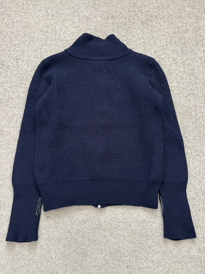 AW07 Dior Homme by Hedi Slimane Thumb Hole Zip Drivers Knit