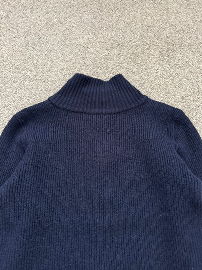 AW07 Dior Homme by Hedi Slimane Thumb Hole Zip Drivers Knit
