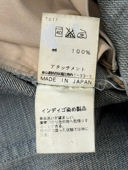 Kazuyuki Kumagai Attachment Distressed Flared Denim Jeans