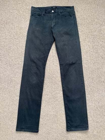 SS11 Undercover "Underman" Lightning Bolt Faded Denim Jeans