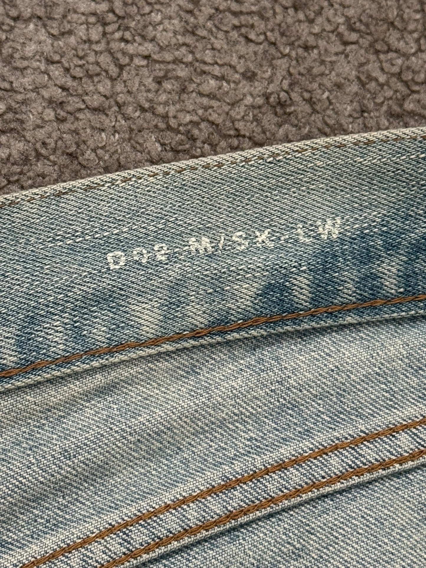 SS16 Saint Laurent by Hedi Slimane Mudwash Crash Distressed Denim Jeans