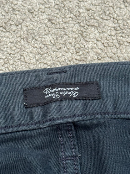 SS11 Undercover "Underman" Lightning Bolt Faded Denim Jeans