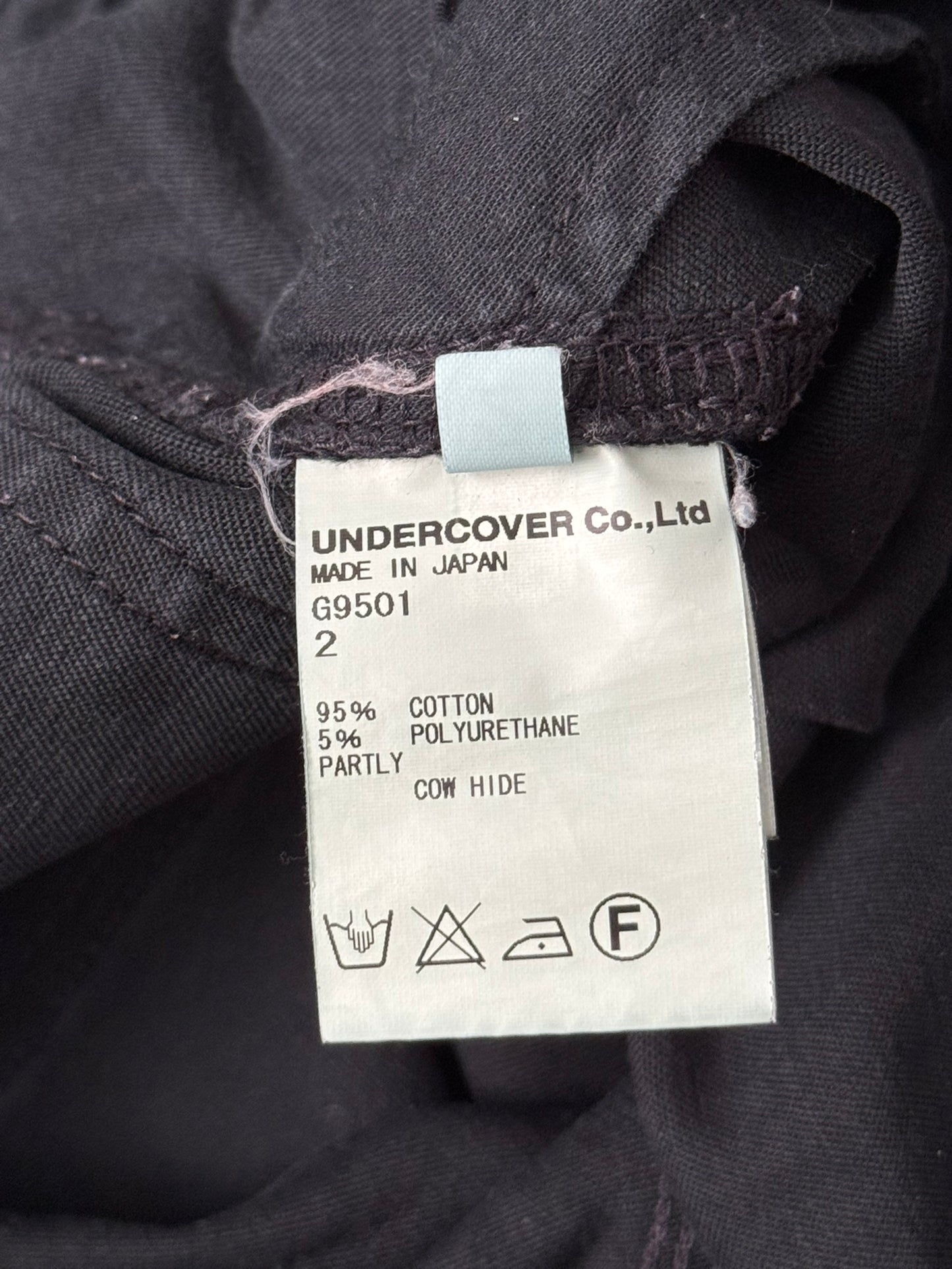 SS11 Undercover "Underman" Lightning Bolt Faded Denim Jeans