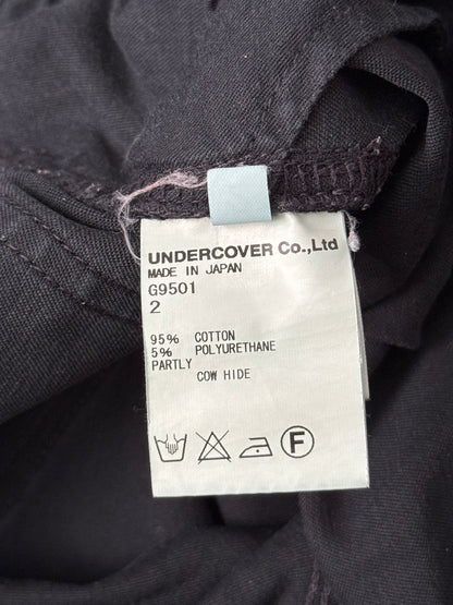 SS11 Undercover "Underman" Lightning Bolt Faded Denim Jeans