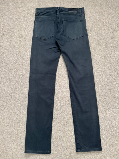 SS11 Undercover "Underman" Lightning Bolt Faded Denim Jeans