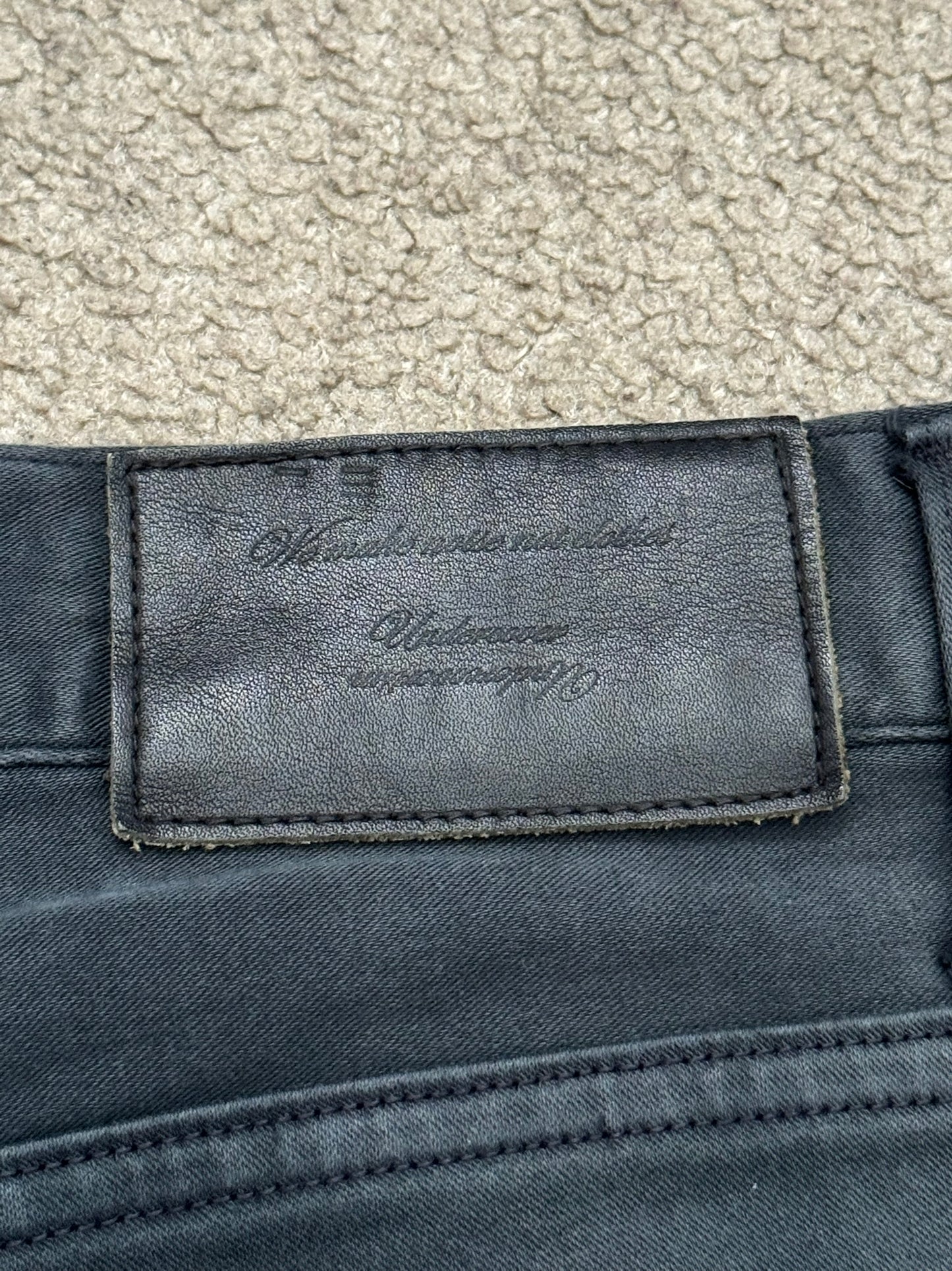 SS11 Undercover "Underman" Lightning Bolt Faded Denim Jeans