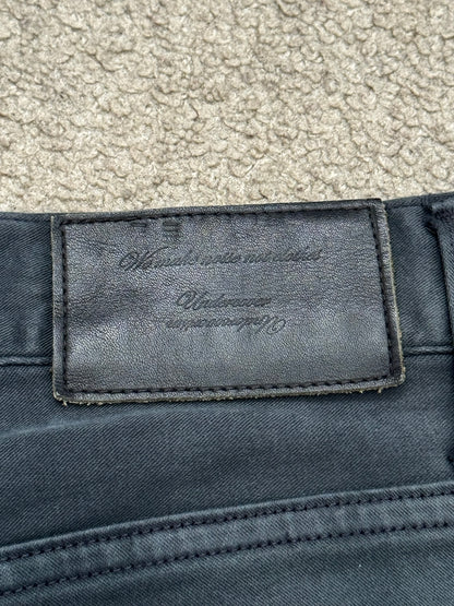 SS11 Undercover "Underman" Lightning Bolt Faded Denim Jeans