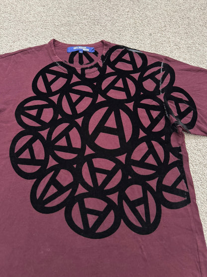 SS04 Junya Watanabe MAN Velvet Anarchy T Shirt