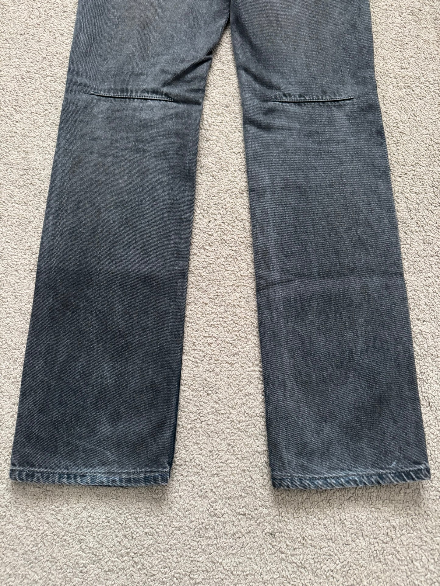 FW07 Number (N)ine Mudwash Crying Heart Pain Denim Jeans