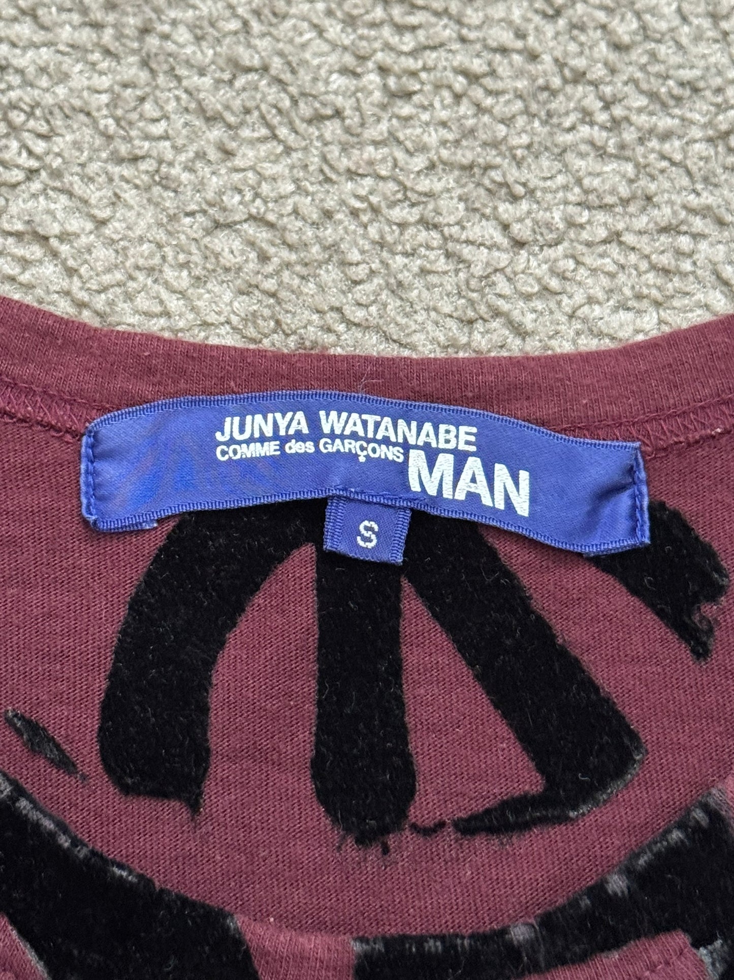 SS04 Junya Watanabe MAN Velvet Anarchy T Shirt