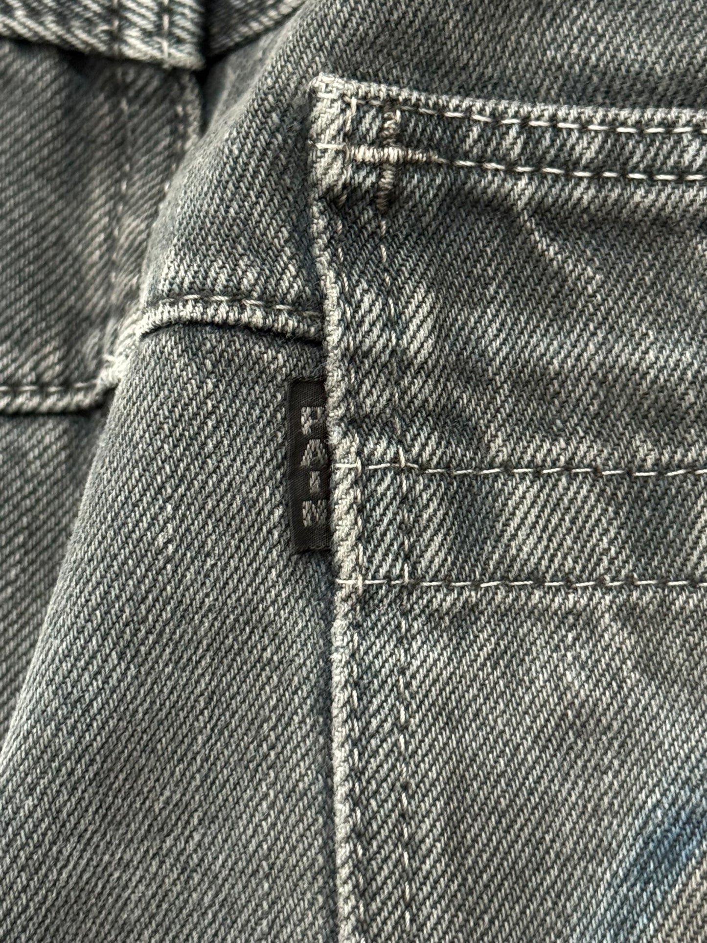 FW07 Number (N)ine Mudwash Crying Heart Pain Denim Jeans