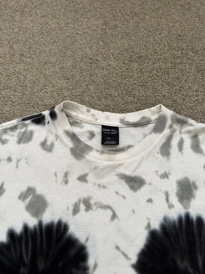 SS06 Number (N)ine Black Tie Dye Skull T Shirt
