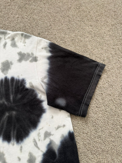 SS06 Number (N)ine Black Tie Dye Skull T Shirt