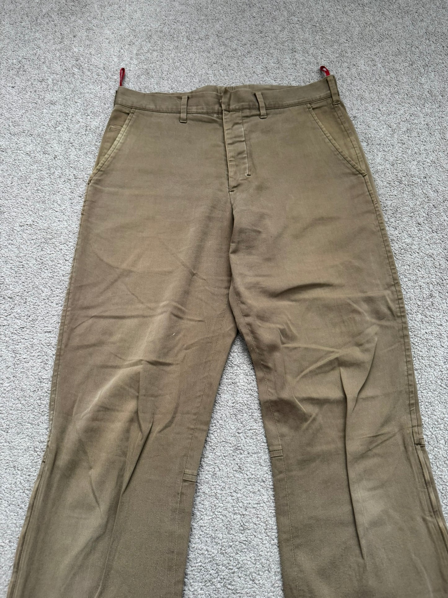 AW00 Prada Sport Tab Zipper Work Pants
