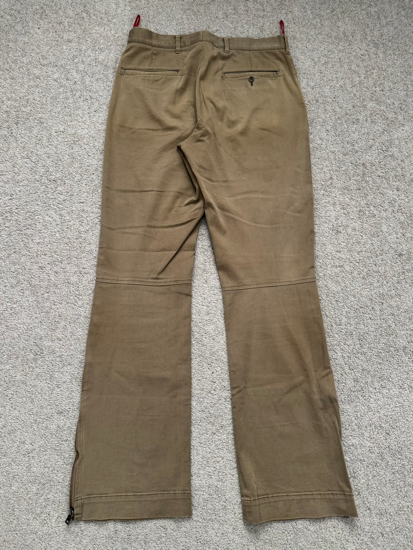 AW00 Prada Sport Tab Zipper Work Pants