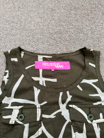 SS04 Junya Watanabe MAN Barbed Wire Cargo Tank Top