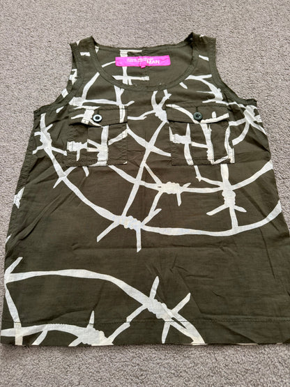 SS04 Junya Watanabe MAN Barbed Wire Cargo Tank Top