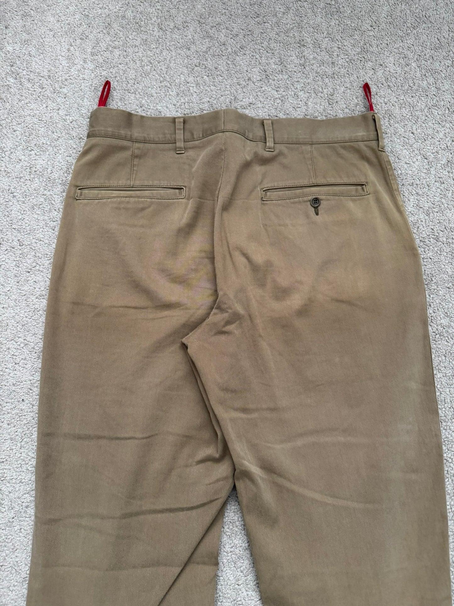 AW00 Prada Sport Tab Zipper Work Pants